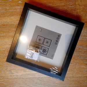 IKEA square black frame